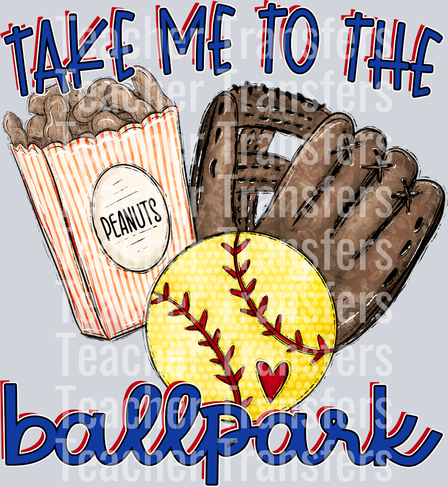 Take Me to the Ballpark SOFTBALL