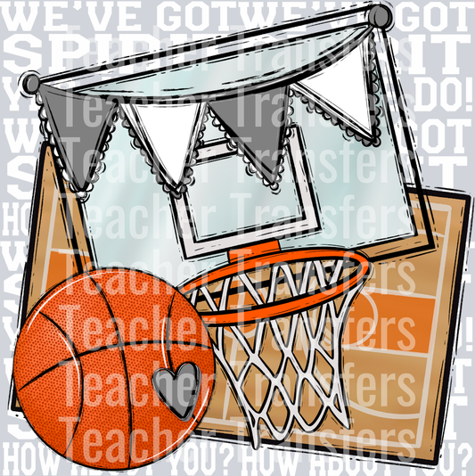 We_ve Got Spirit BASKETBALL GRAY