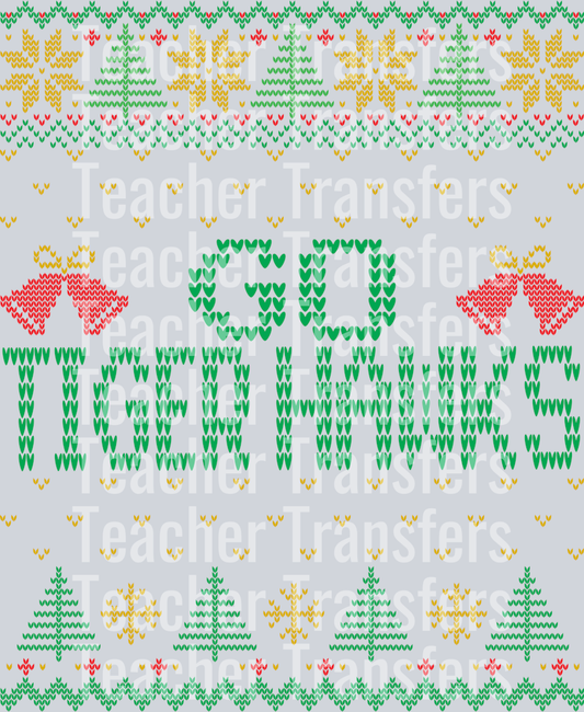 Ugly Sweater TIGERHAWKS TEAM