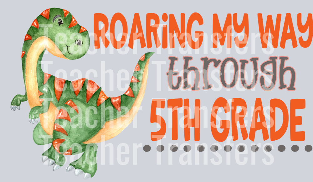 Roaring My Way Fifth Grade