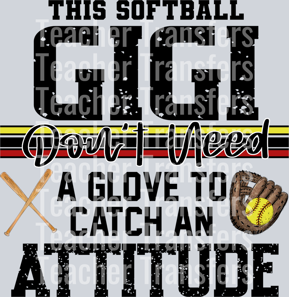 This Softball Gigi don’t need a glove