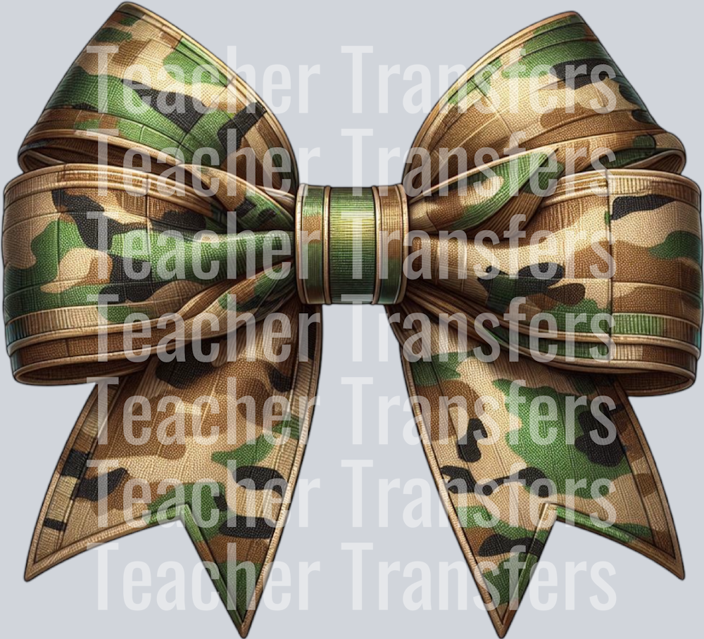 Camo Camouflage Coquette Bow Hunting PNG (4)