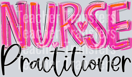 NURSE Practitioner PRETTY IN PINK