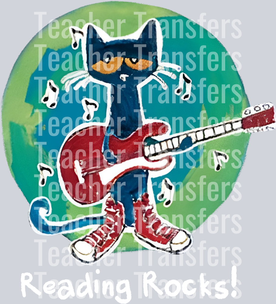 The Pete Cat Reading Rocks