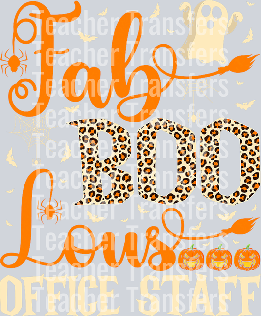 Fab Boo Lous Office Staff Halloween T-Shirt