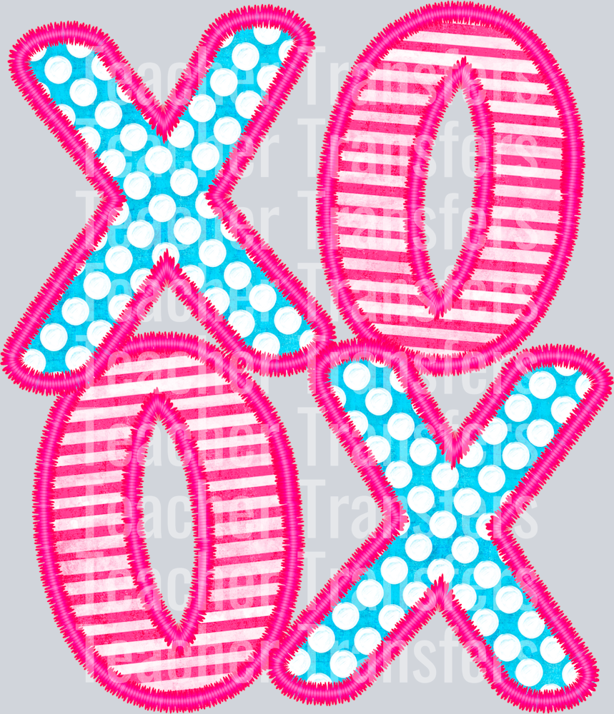 XOXO Neon Pink