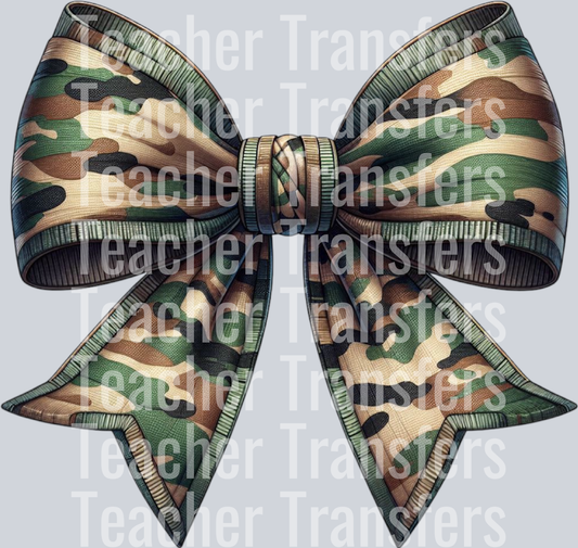 Camo Camouflage Coquette Bow Hunting PNG (14)