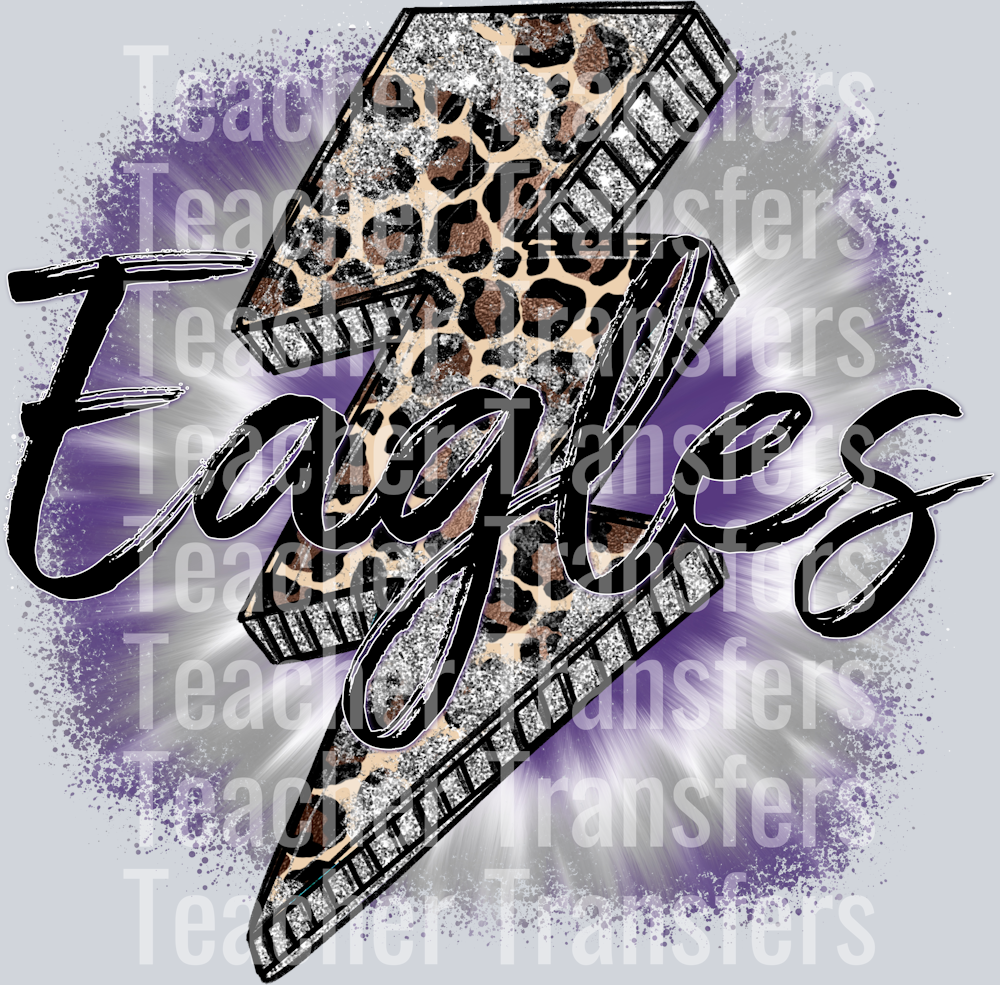 Eagles Purple and Gray