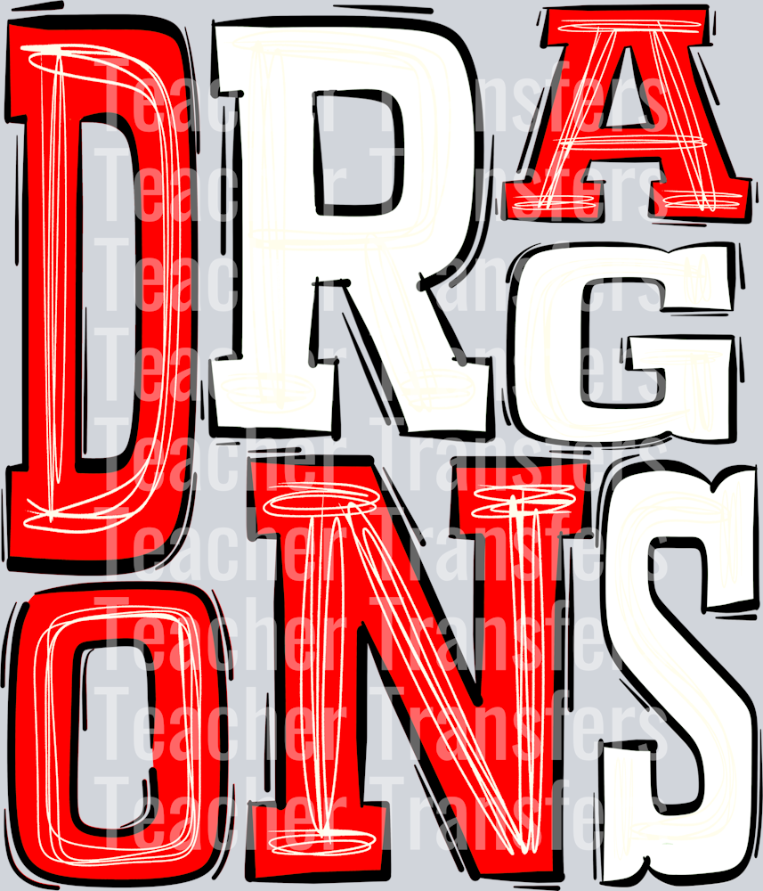 Dragons Red and White