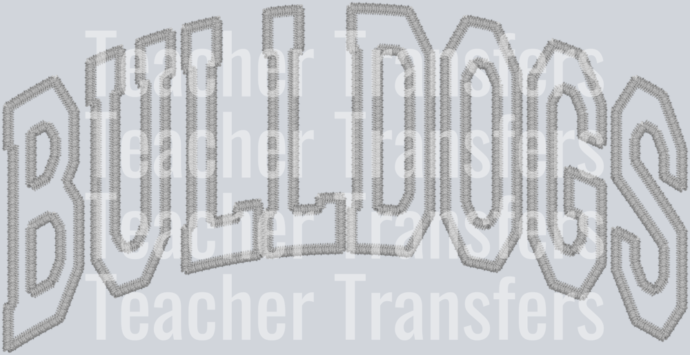 Bulldogs White Stitch