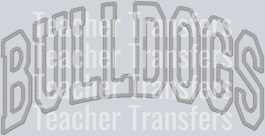 Bulldogs White Stitch