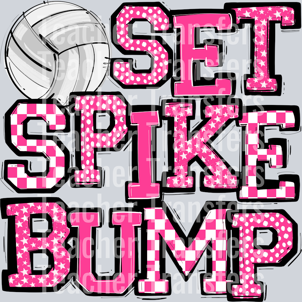 PINK SET SPIKE BUMP