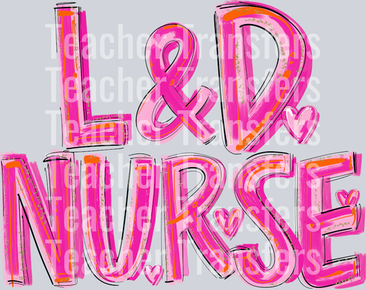 L AND D NURSE PRETTY IN PINK