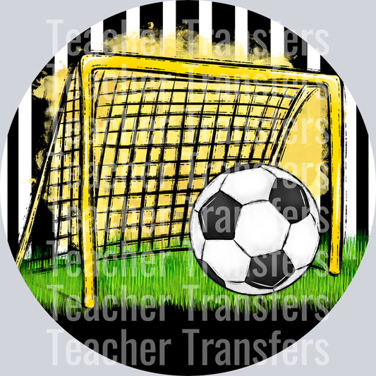 Soccer Bag Tag Ornaments YELLOW