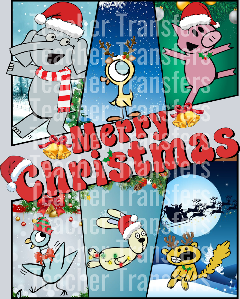 OR 22102024 VTN Merry Christmas Elephant And Piggie Mo Willem