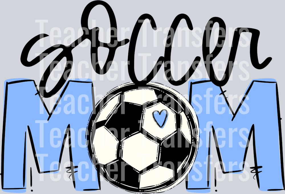 Soccer Mom Columbia blue No Flowers