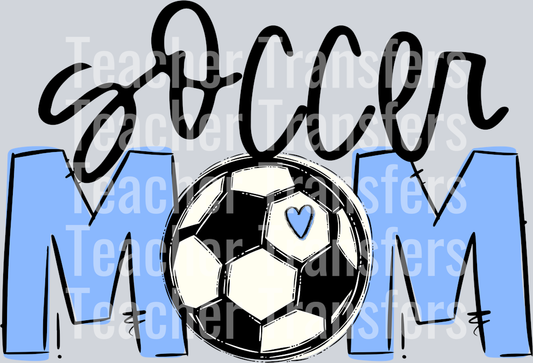 Soccer Mom Columbia blue No Flowers