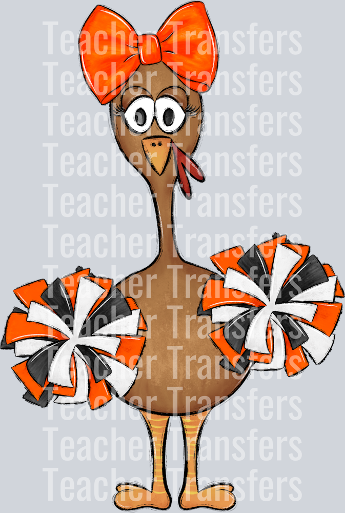 Turkey Family Set Orange cheer