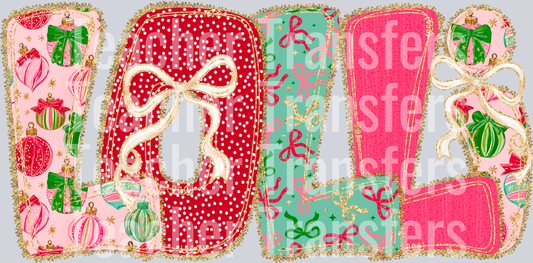 ChristmasBowLace Lolli