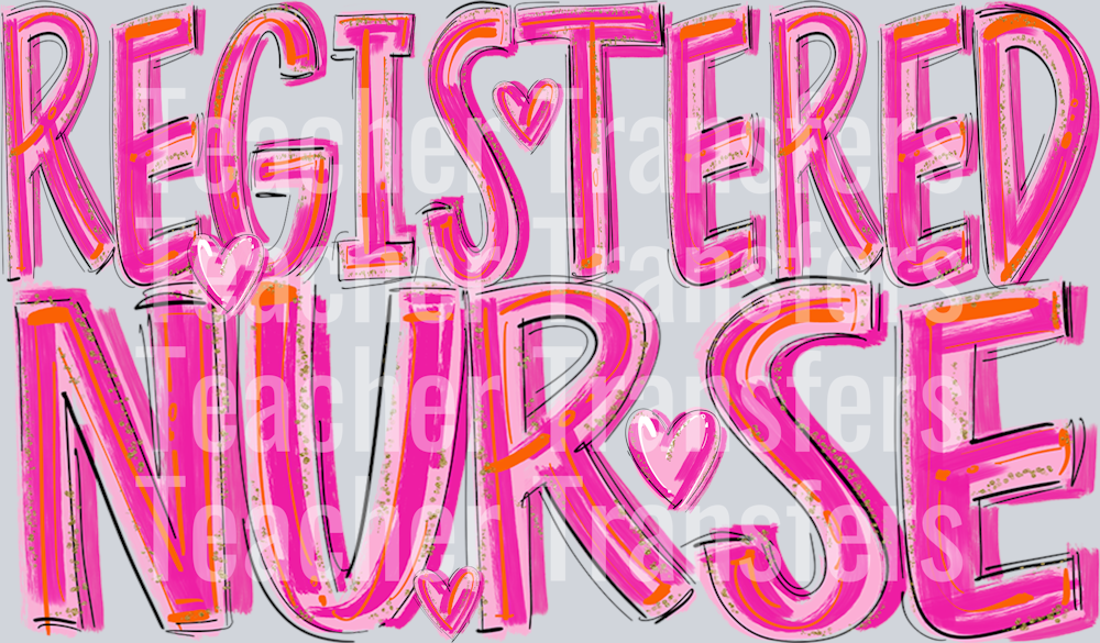 PRETTY IN PINK REGISTERED NURSE