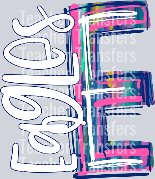 Splatter Paint E Eagles v2