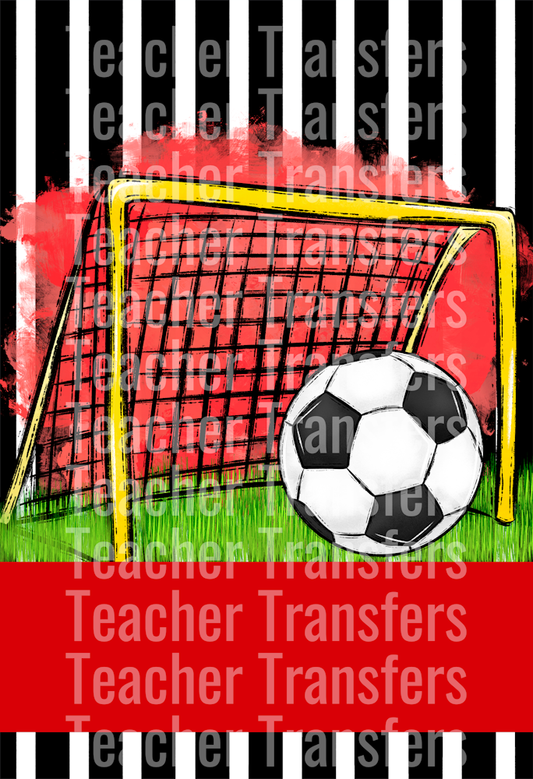 Soccer Garden Flags RED