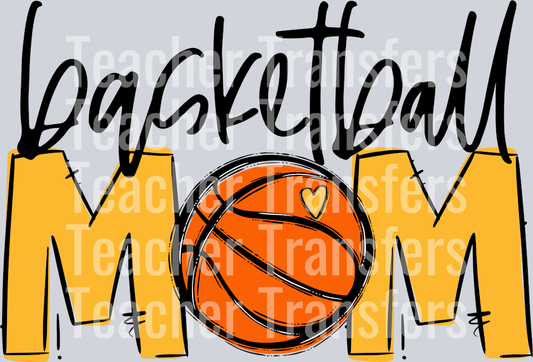 Basketball Mom Yellow gold No Flowers