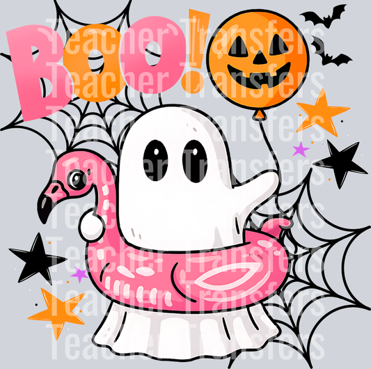 Boo flamingo float ghostie HWDS