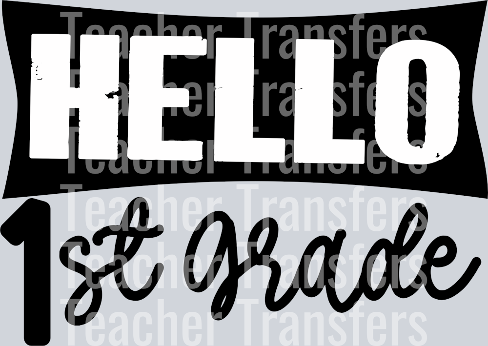 Hello Grade Level BANNER 1st Grade