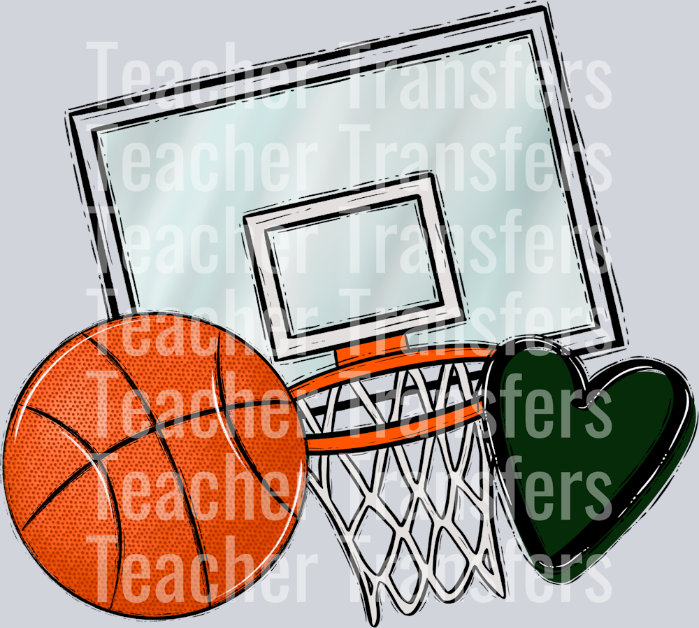 We_ve Got Spirit Pocket BASKETBALL DARK GREEN