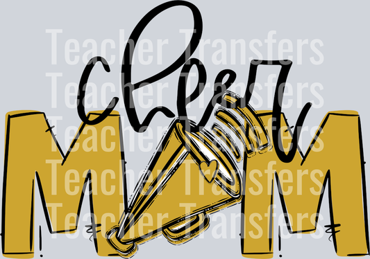 Cheer Mom Vegas Gold No Flower