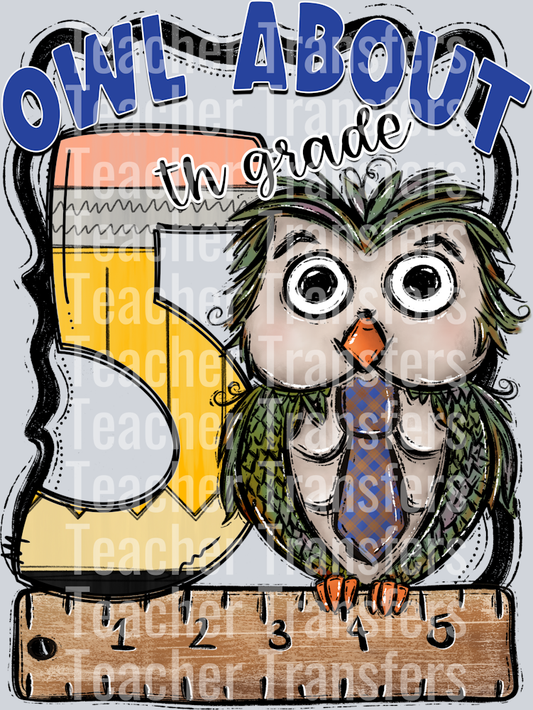 Owl About BLUE FIFTH GRADE