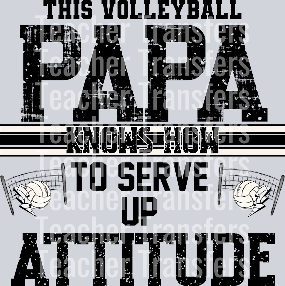 This Volleyball Papa Knows How To Serve Up Attitude