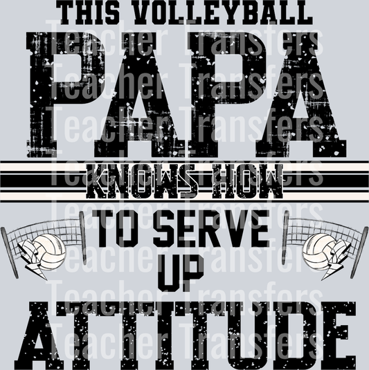 This Volleyball Papa Knows How To Serve Up Attitude