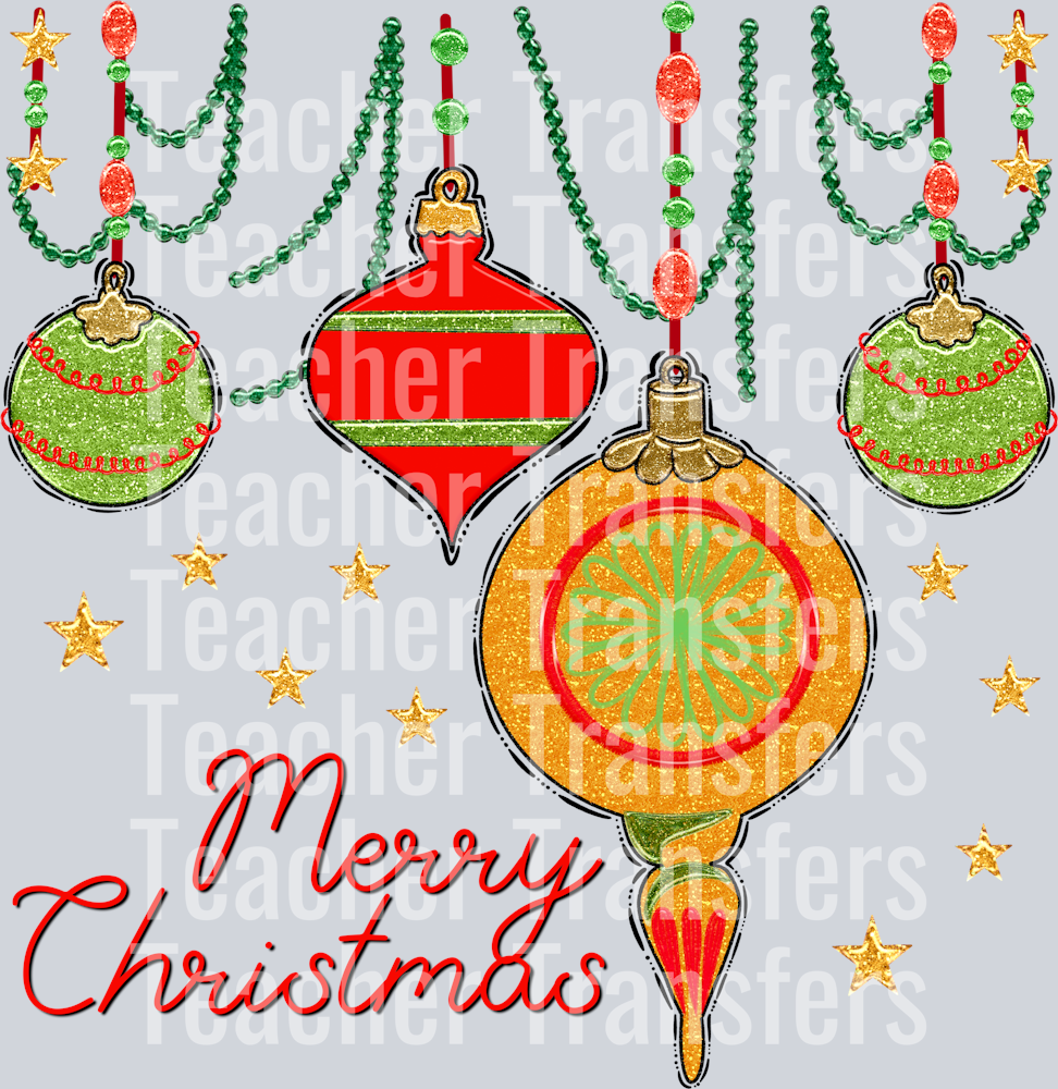 Christmas Ornaments SQUARE