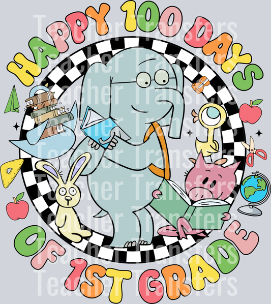 OR 16122024 NHUY Happy 100 Days Of 1st Grade Elephant And Piggie
