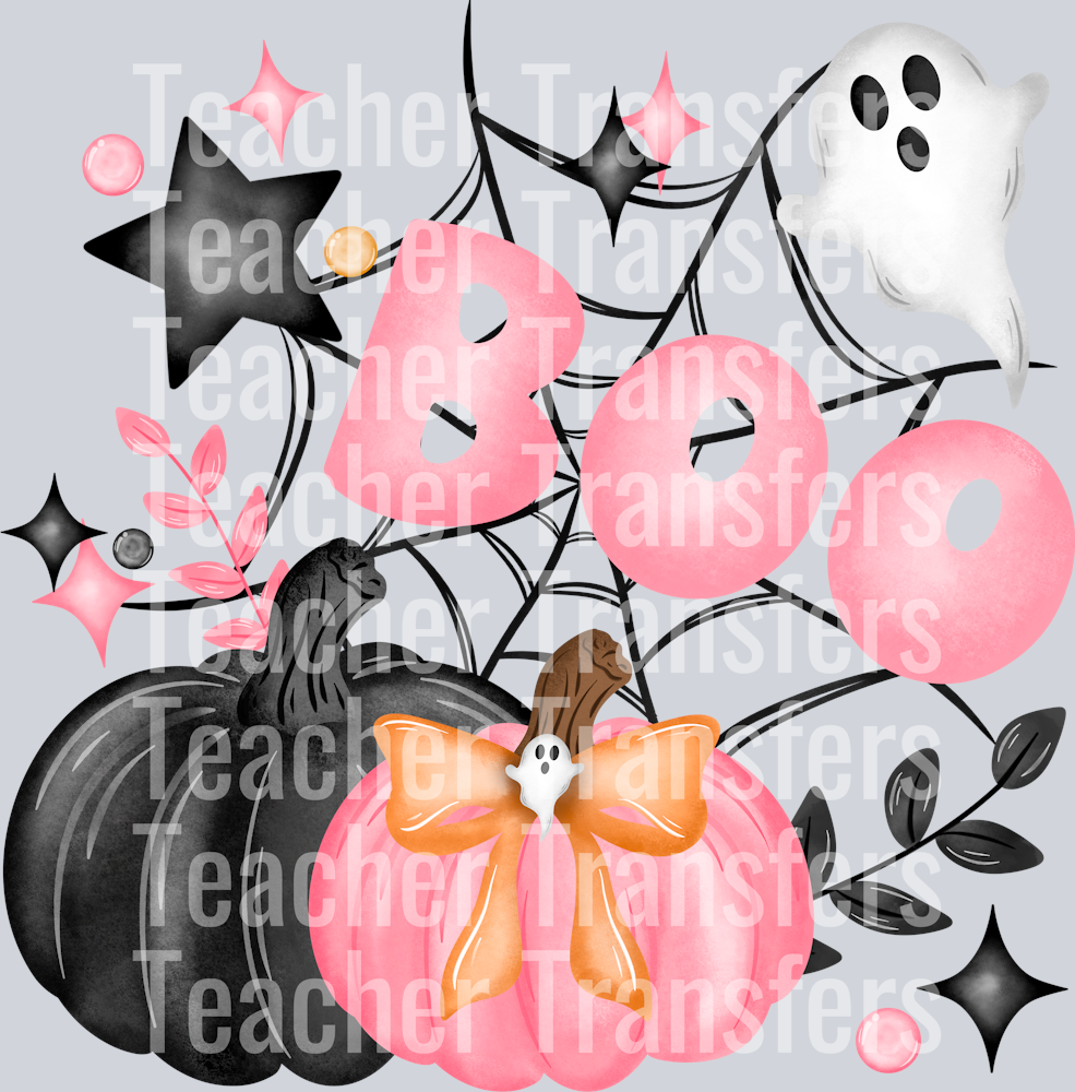 Pink and Black Halloween