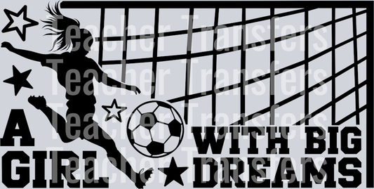 12. a girl with big dreams sign