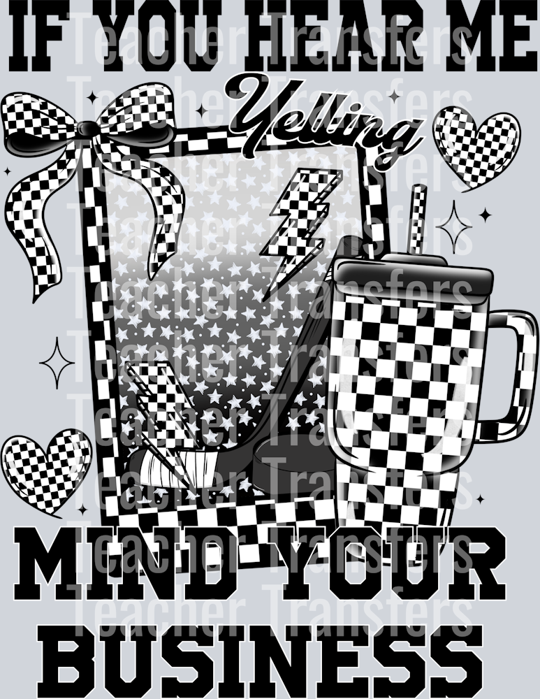 Hockey- If you hear me yelling mind your business