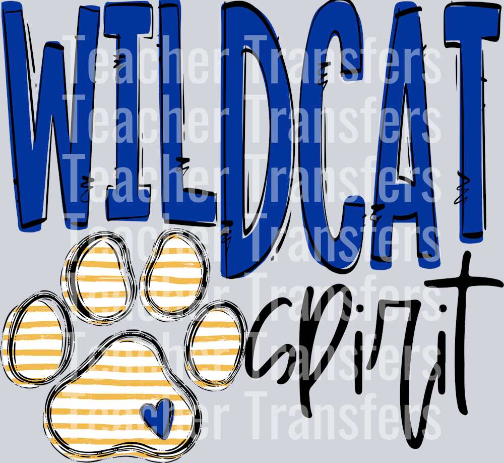 Team Go Spirit Wildcat Paw Royal Gold Paw