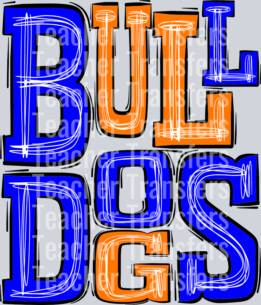 Bulldogs Blue and Orange