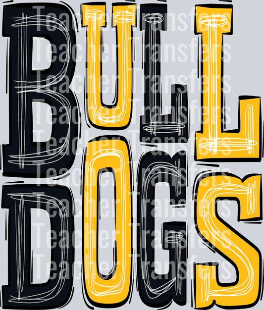 Bulldogs  Black - Gold