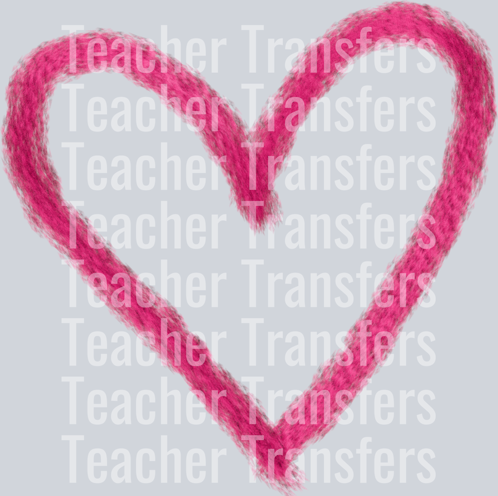 Yarn Heart Outline Only