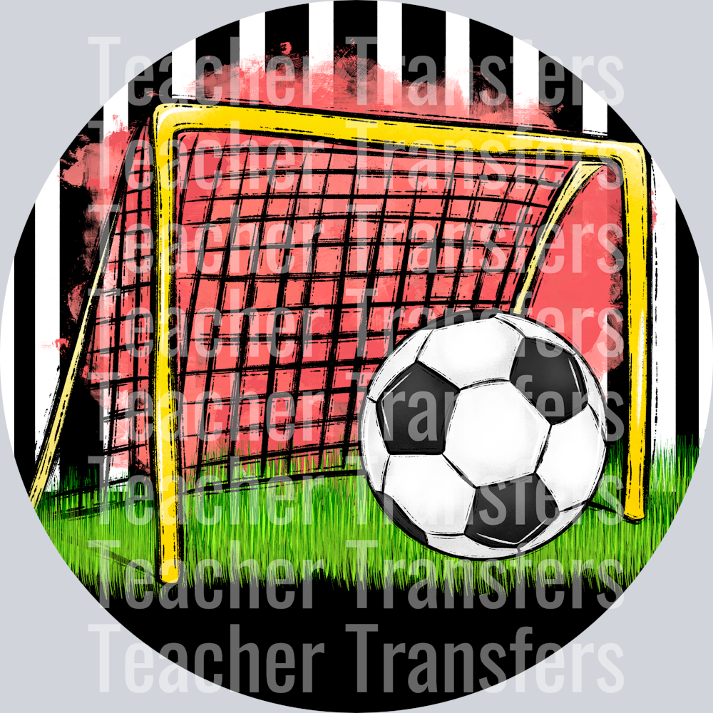 Soccer Bag Tag Ornaments RED