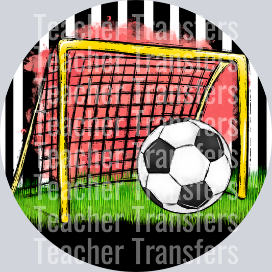 Soccer Bag Tag Ornaments RED