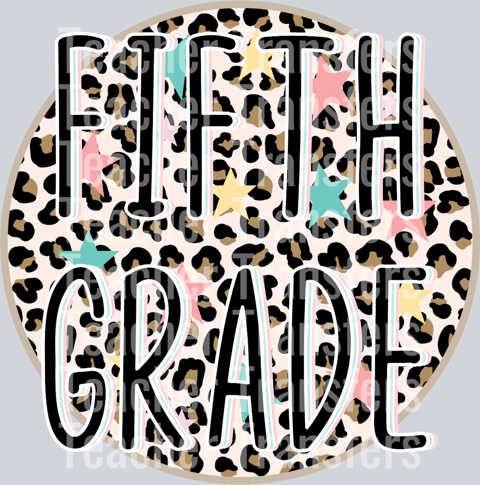 FIFTH GRADE LEOPARD CIRCLE