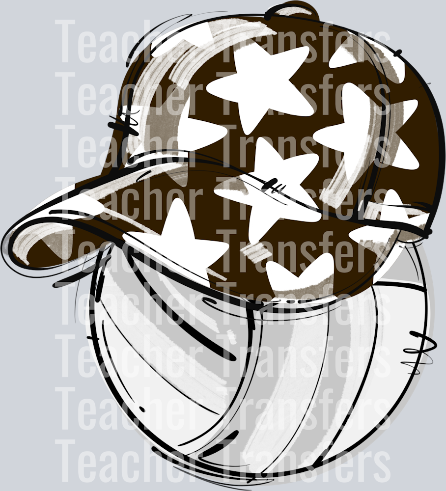 BROWN PLAY BALL HAPPY FACE VOLLEYBALL