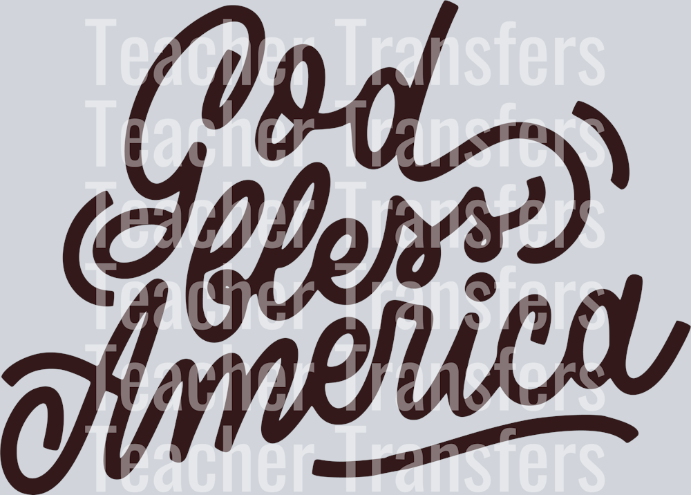 God Bless America PNG Version ONE