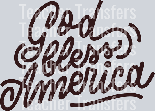 God Bless America PNG Version ONE