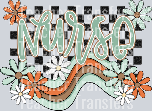 Boho Wave Occupations NURSE